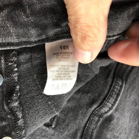 Aeropostale Womens Jeans Size 14R Super High Rise Curvy Jegging Skinny Distress - Picture 10 of 16